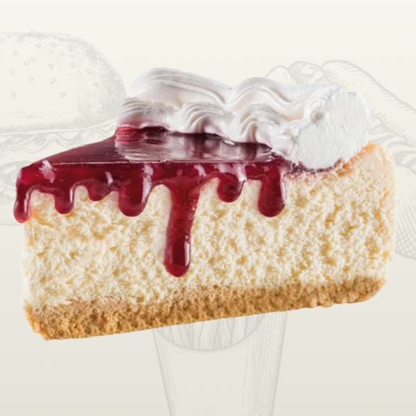 Rebanada Cheesecake de Frambuesa