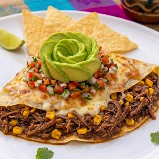Crepe Mexicano con Nachos