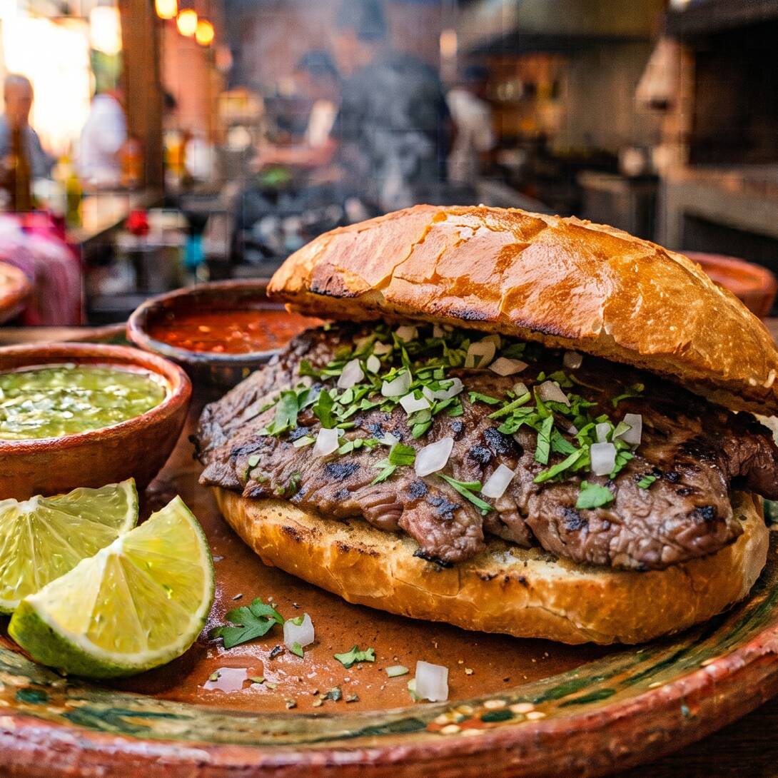 Tortas de Arrachera