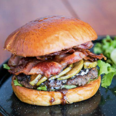 Manzana + Cabra Burger