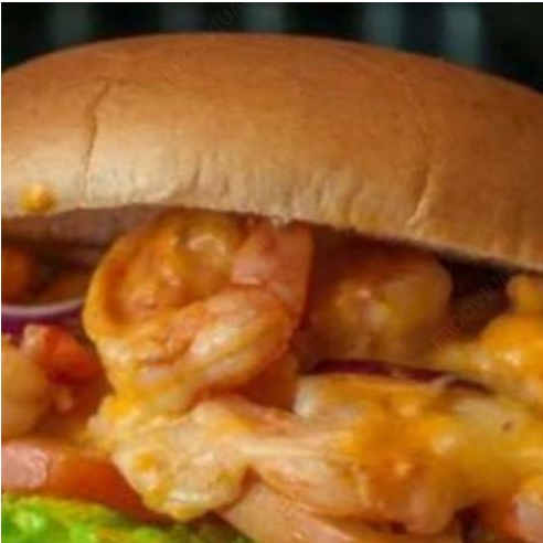 Hamb. Camarón + Papas Francesa + Refresco 🍔🍤🍟🥤