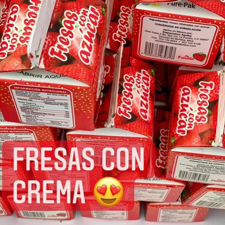 Fresas con Crema Purepack