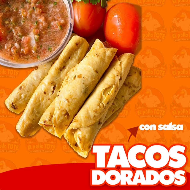6 TACOS DORADOS