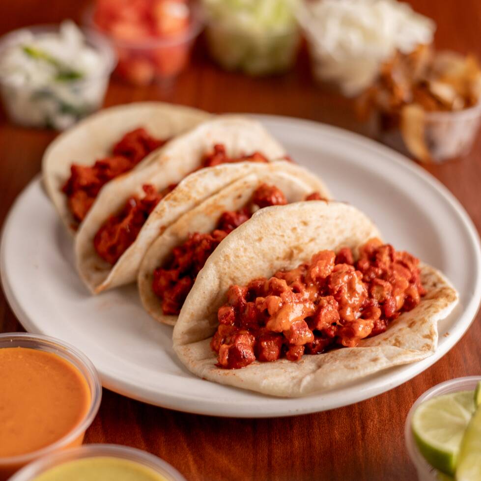 Quesitacos de Maíz en Pastor