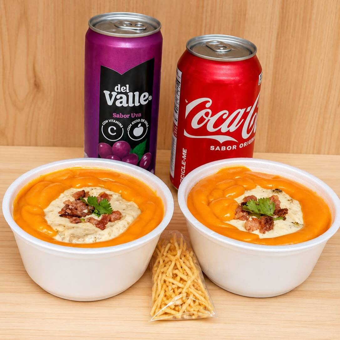 Combo Casal – 2 Batatas Recheadas + 2 Bebidas
O combo perfeito para dividir com quem você gosta! São 2 deliciosas batatas recheadas, bem servidas, cremosas e preparadas com ingredientes selecionados + 2 Bebidas a sua escolha. Ideal para casal ou para compartilhar Escolha o sabor de cada batata Muito recheio e muito sabor!
Cada pessoa escolhe sua favorita e aproveita!
