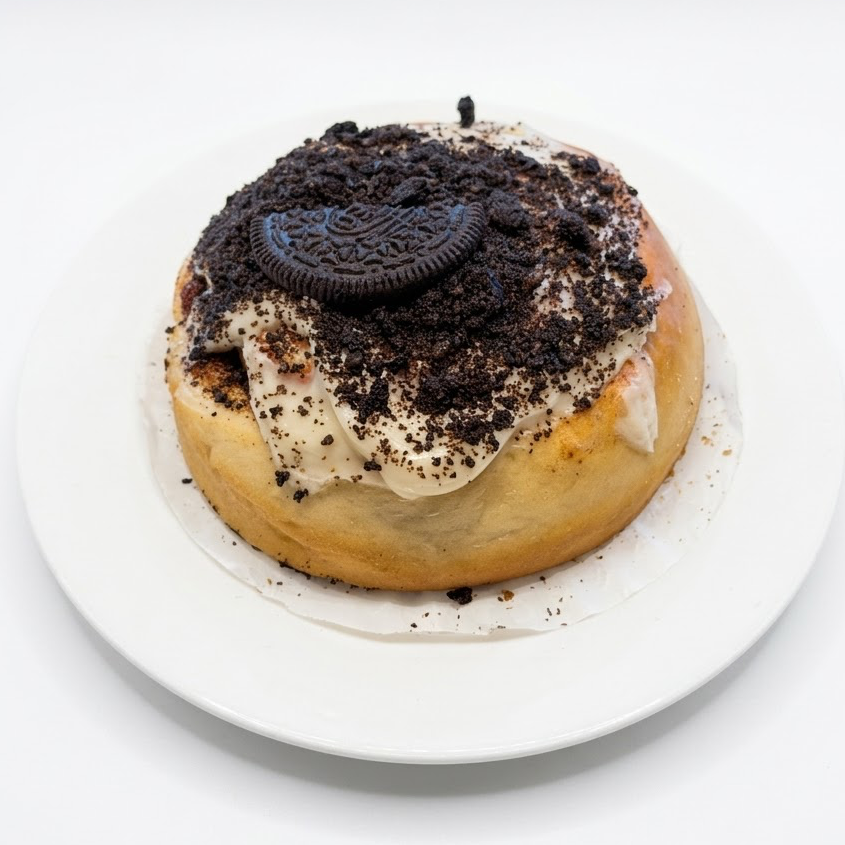 Rol de canela con OREO