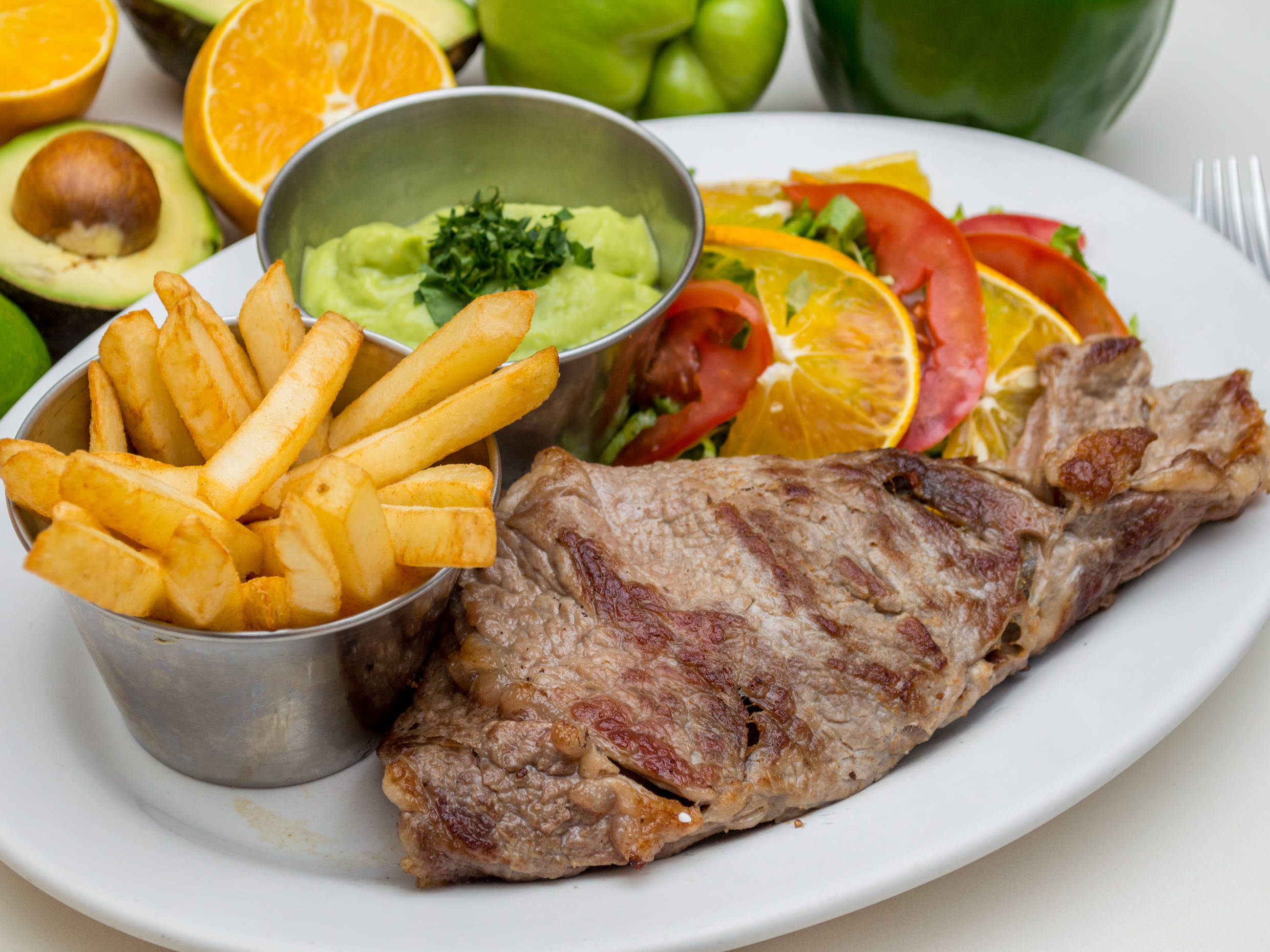Costilla con Papas