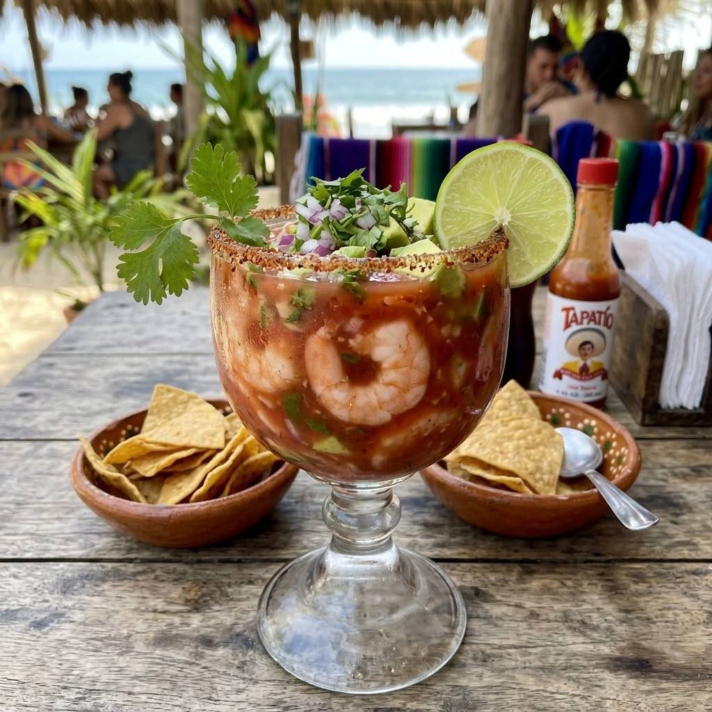 Coctel Camaron y Pulpo Mediano