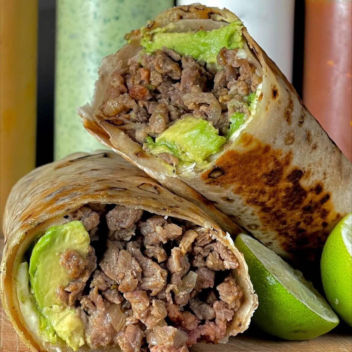 Burro de carne asada
