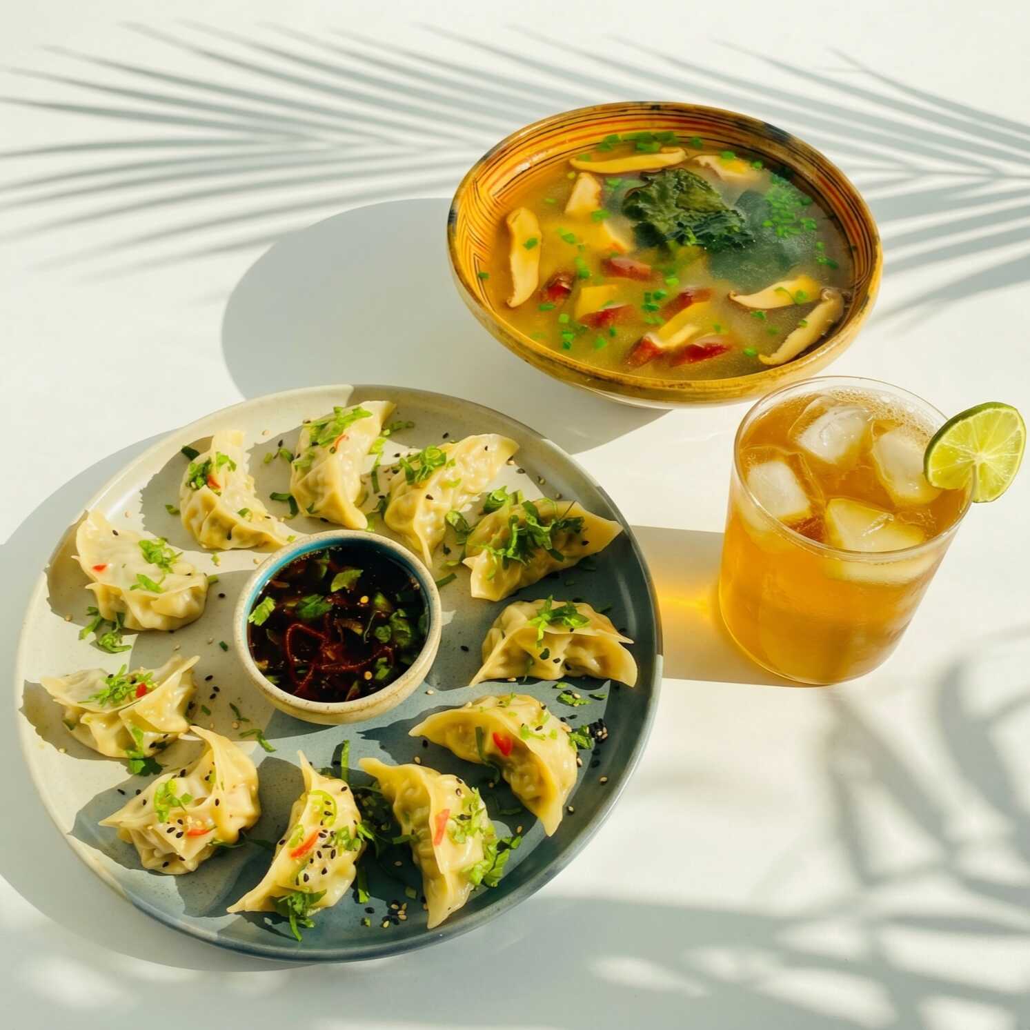 Gyoza Combo - 11 Gyoza + Sopa Miso + Bebida