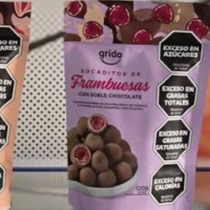 Frambuesas con doble chocolate