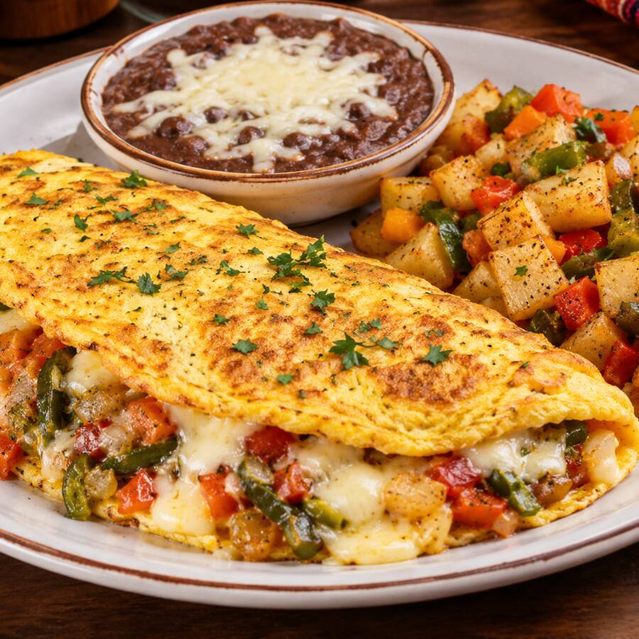 Omelette a la mexicana