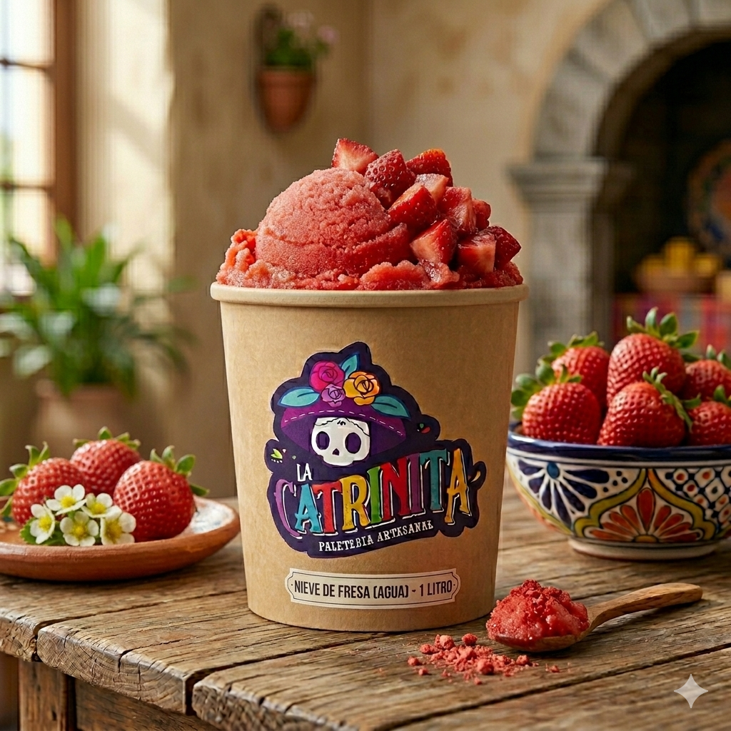 Helado de Fresa (Agua)