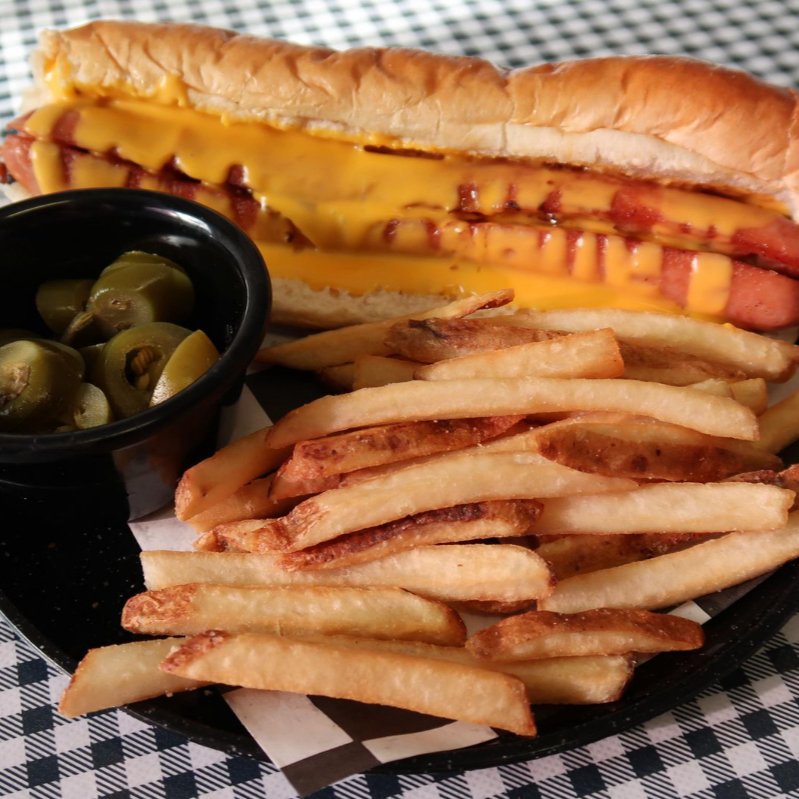 Hotdog polaca jalapeño-queso
