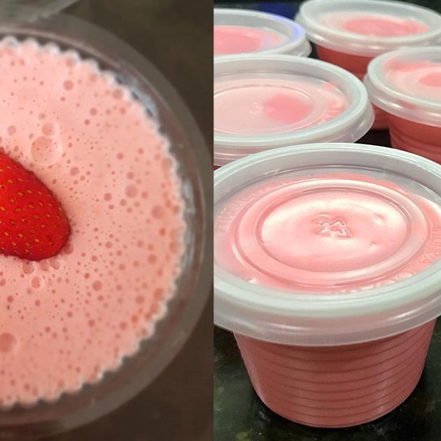 Mousse de morango caseiro 14.