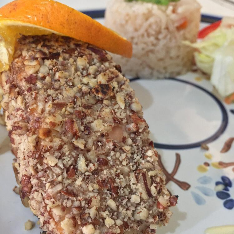 Filete en Costra de Cacahuate