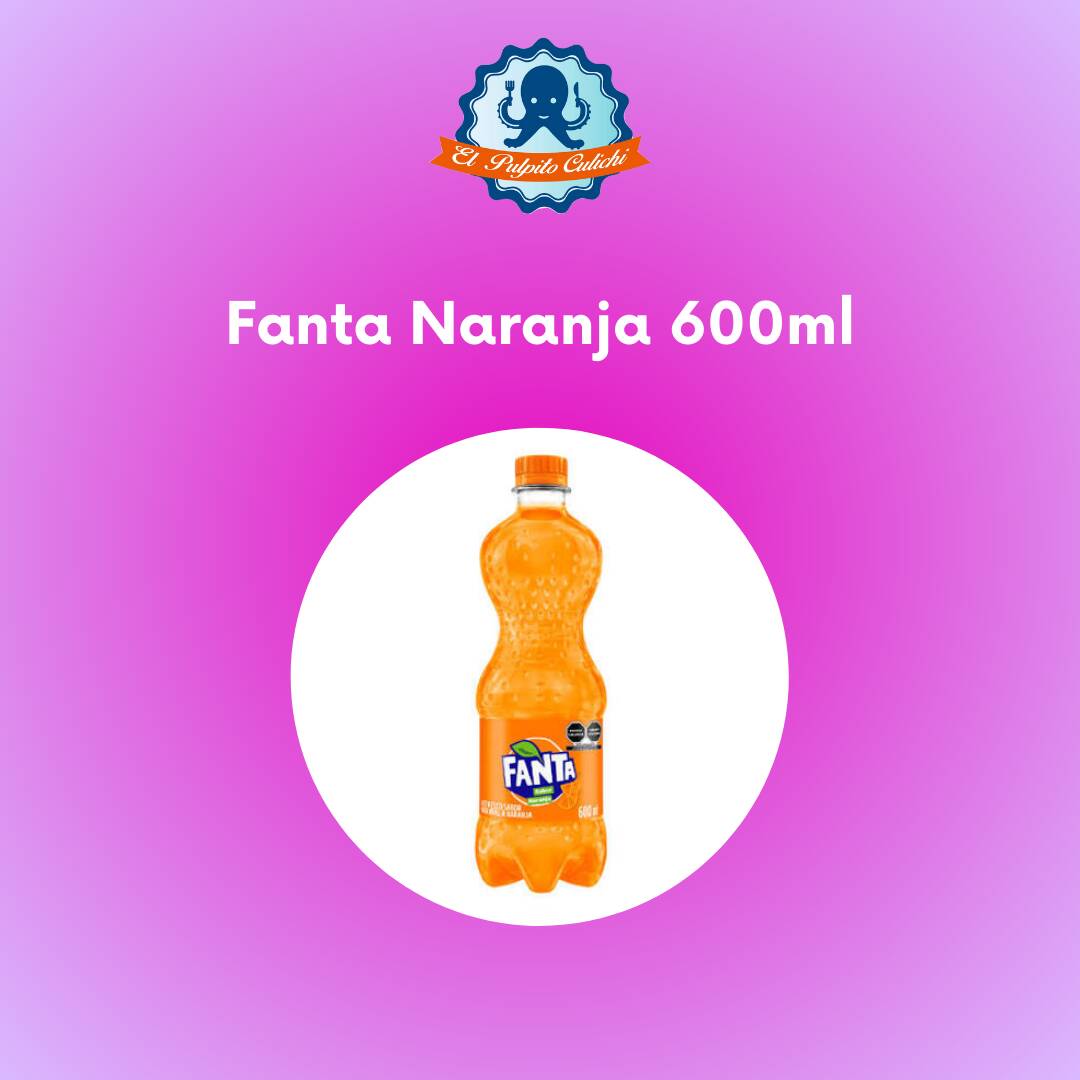Fanta de naranja 600ml