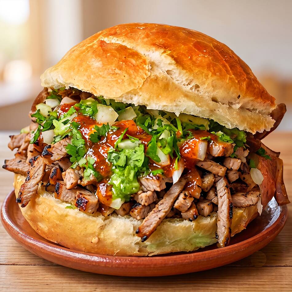 Cemita de Bistec