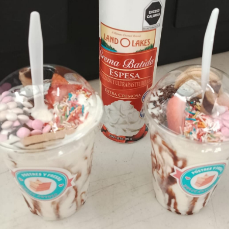 Fresas con Crema 12 Oz