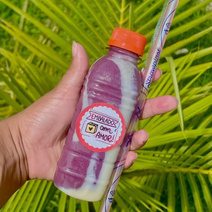 Ventura batido creme de açai na garrafa 300ml