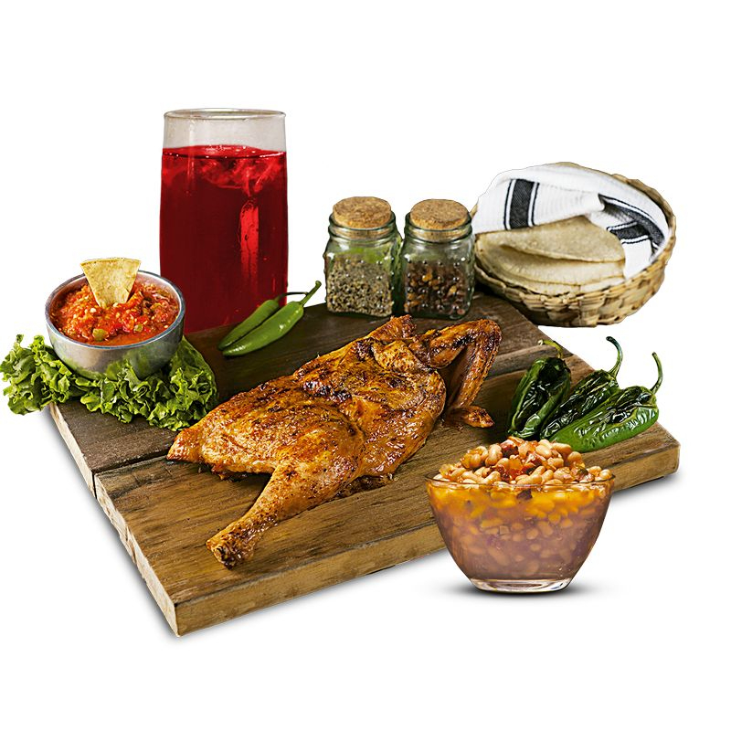 Combo 2 MED/.5 Pollo+1 Compl+1 Agua 500