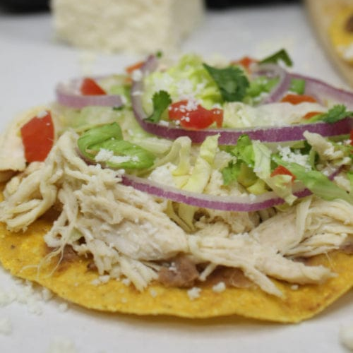 Tostadas de Pollo