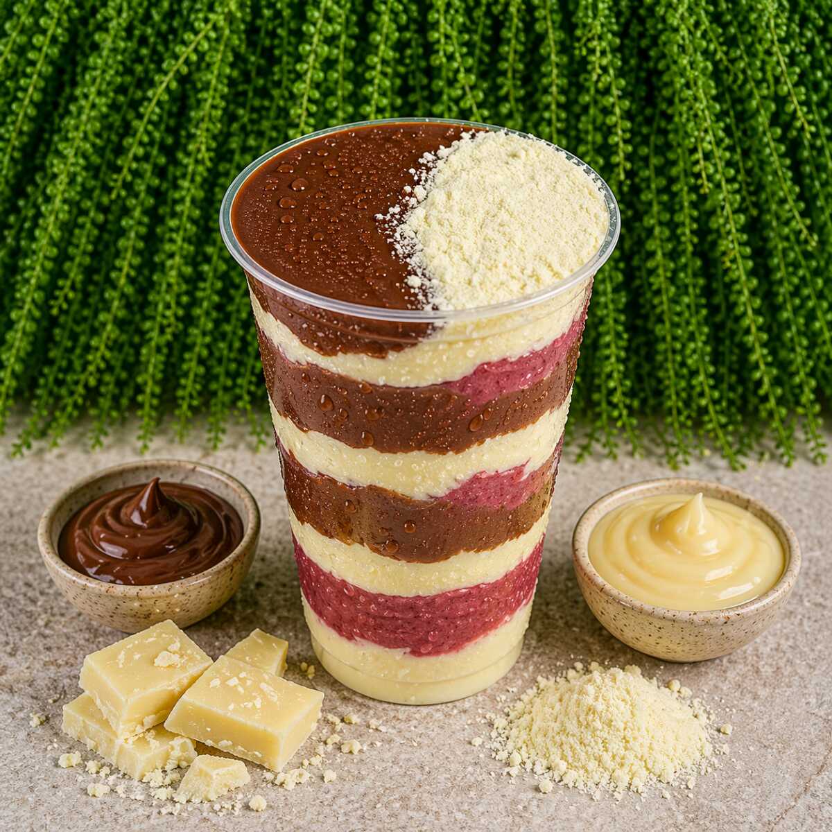 Delicioso Açaí Cremoso E Refrescante Com Creme De Avelã, Leite Em Pó Ninho E Leite Condensado. Uma Combinação Irresistível E Super Cremosa!