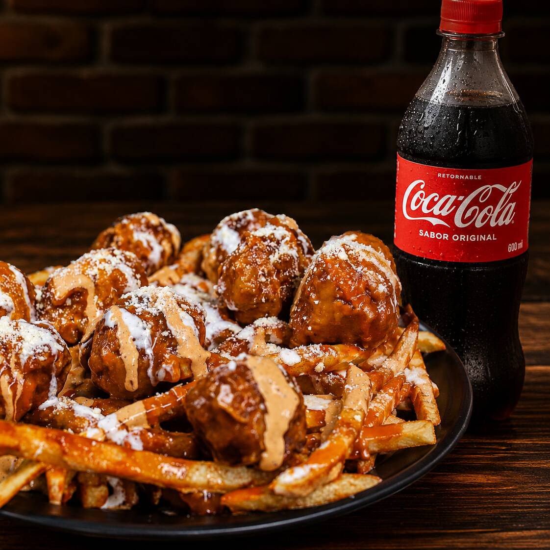 Papas Boss + Coca Cola