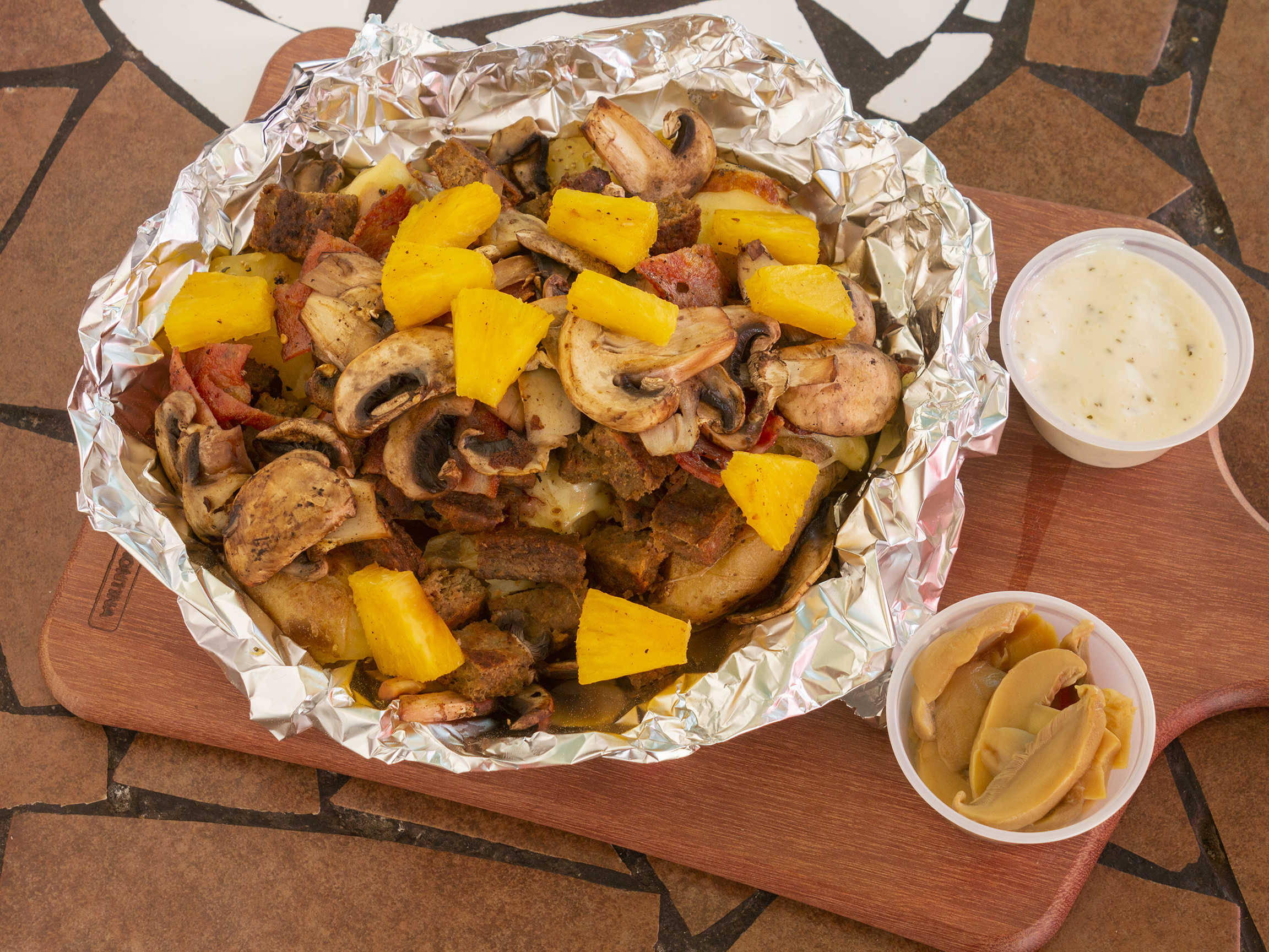 Combo Papa al Horno + Té