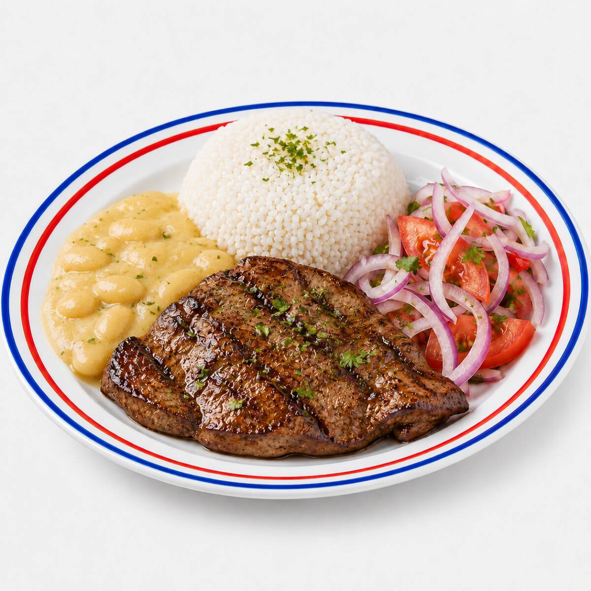 Higado a la parrilla con pallares