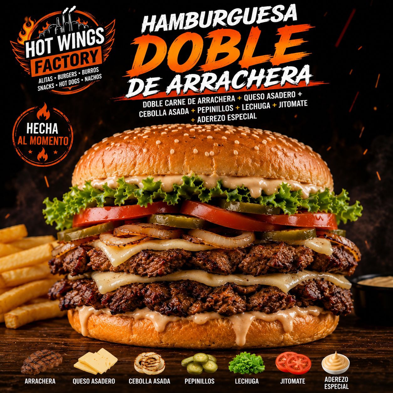 HAMBURGESA DOBLE