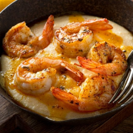 Camarones Gratinados