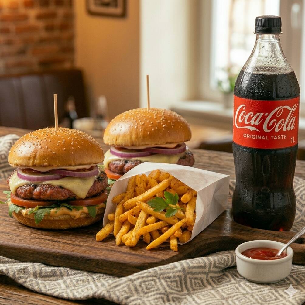 2 RICCO CALABRESA+1 COCA COLA 1L+BATATA FRITA
