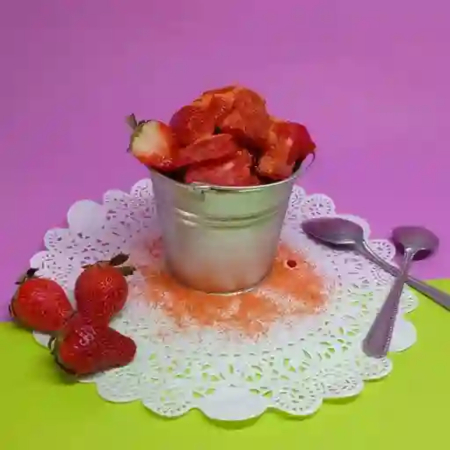 Fresas con Chamoy