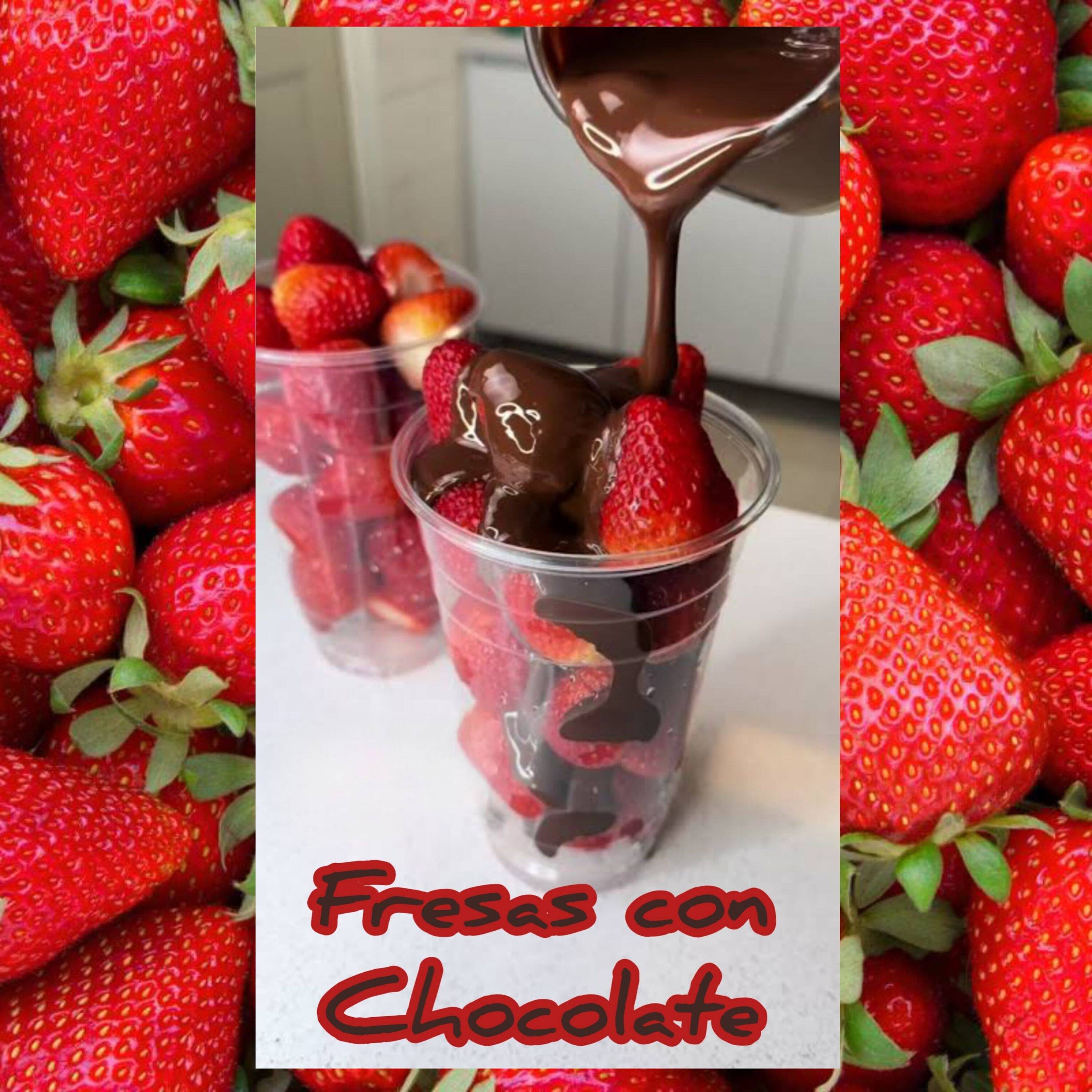 Fresas con chocolate