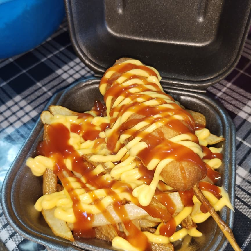 Banderilla de Queso con Orden de Papas