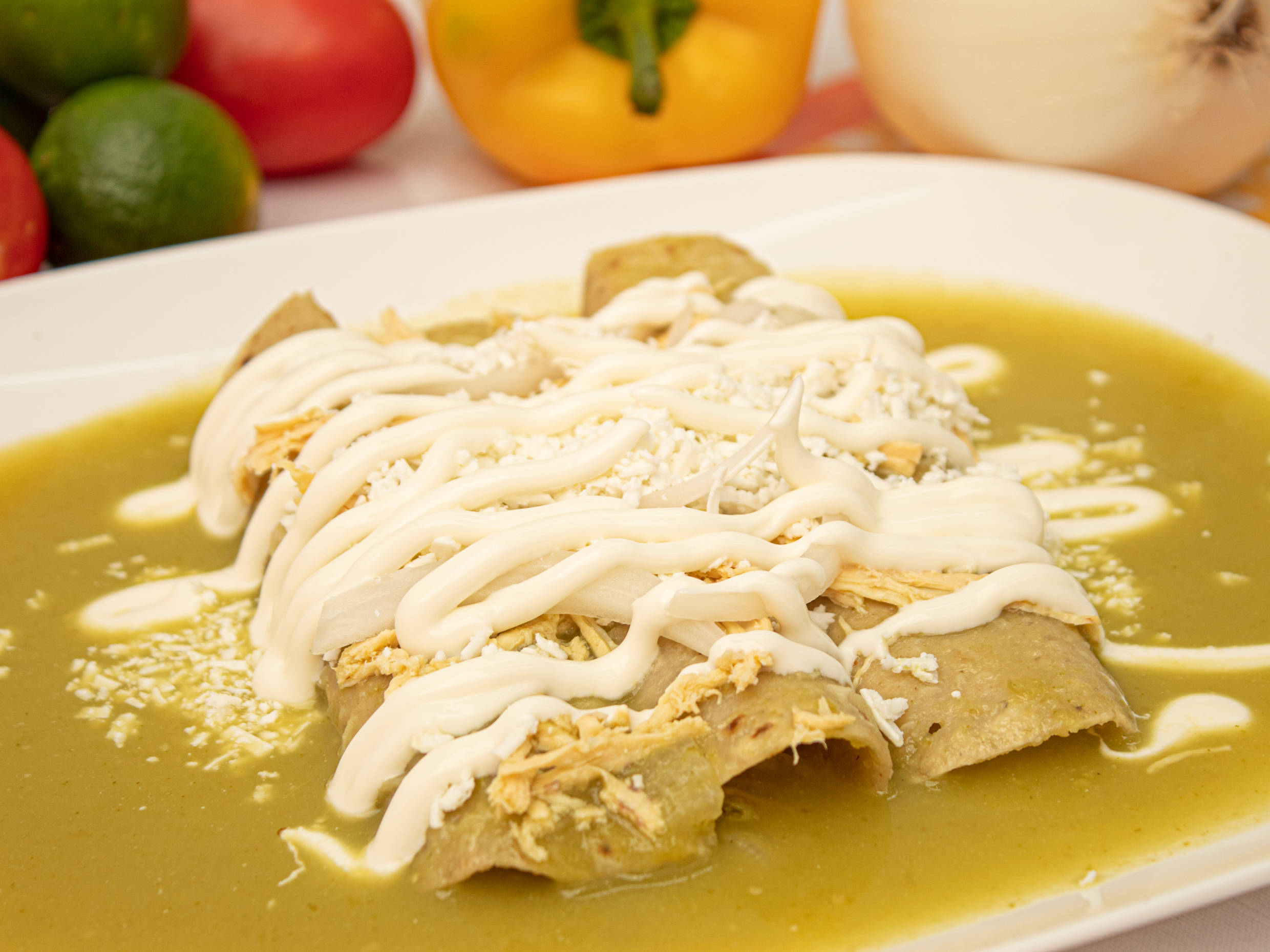 Combo-Enchiladas + 1 L de Agua del Dia