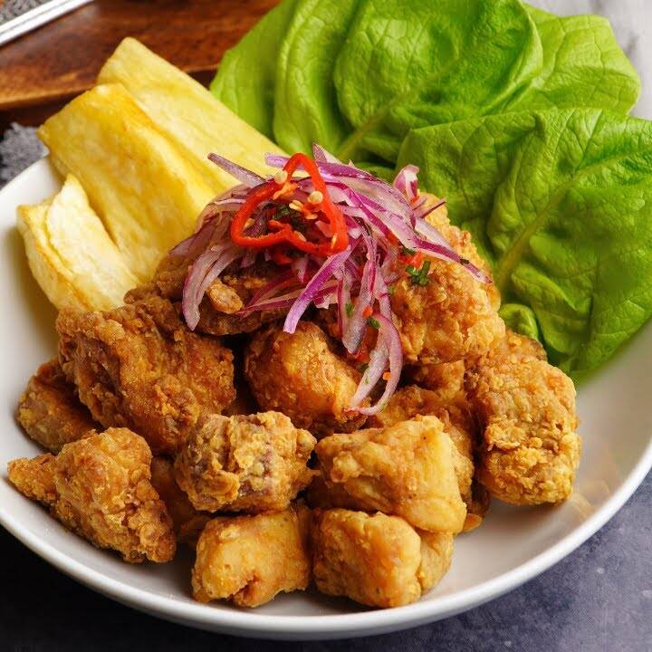 3 Tacos de Chicharrón de Pescado