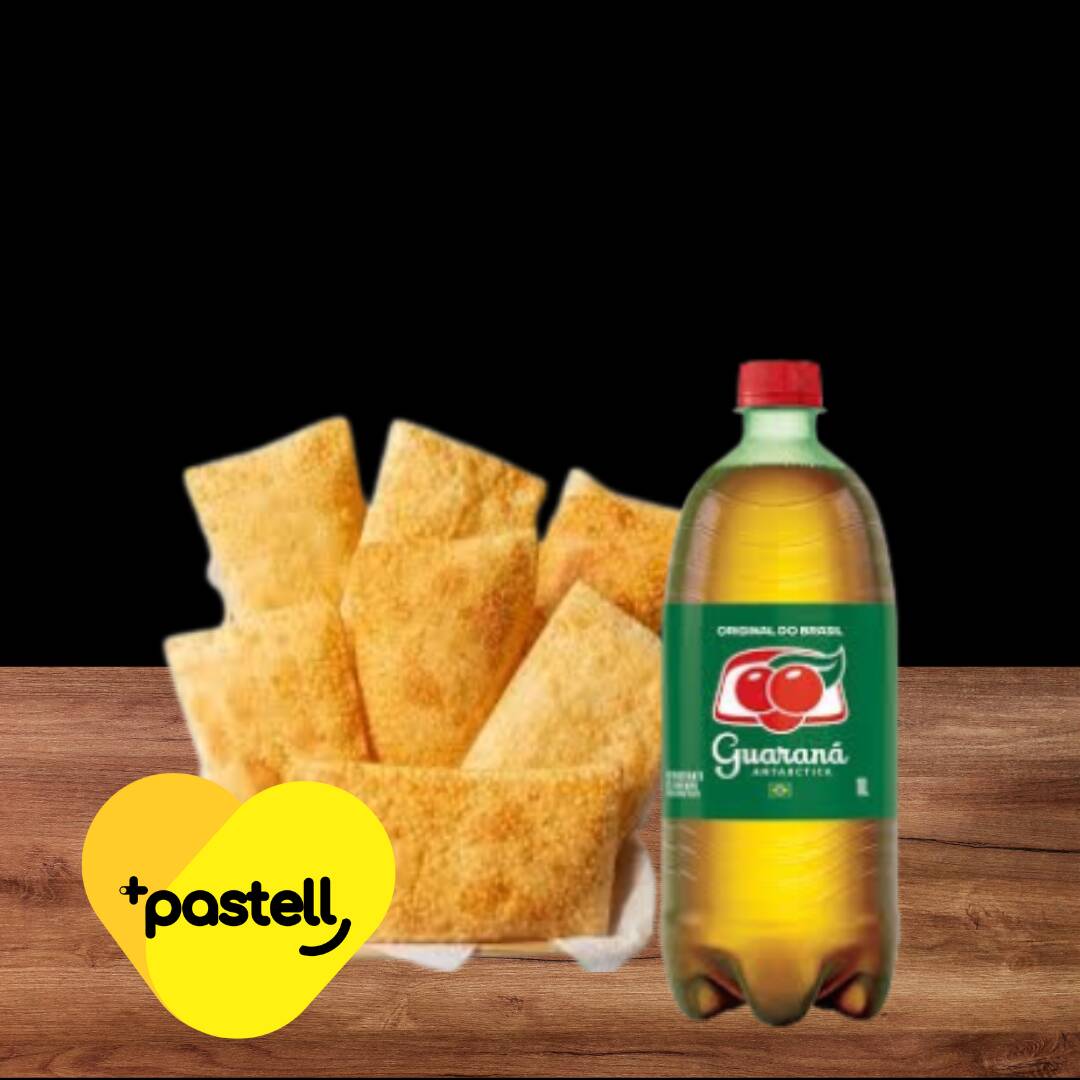 Delicie-se com o incrível Combo da Fome! Adquira a partir de 5 saborosos pastéis e ganhe de presente um refrescante Guaraná de 1 litro. Aproveite essa promoção imperdível e sacie sua fome com muito sabor e qualidade. Uma combinação perfeita para deixar seu Dia ainda mais gostoso!