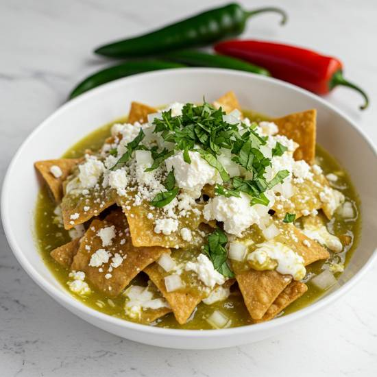 Chilaquiles Verdes Individuales