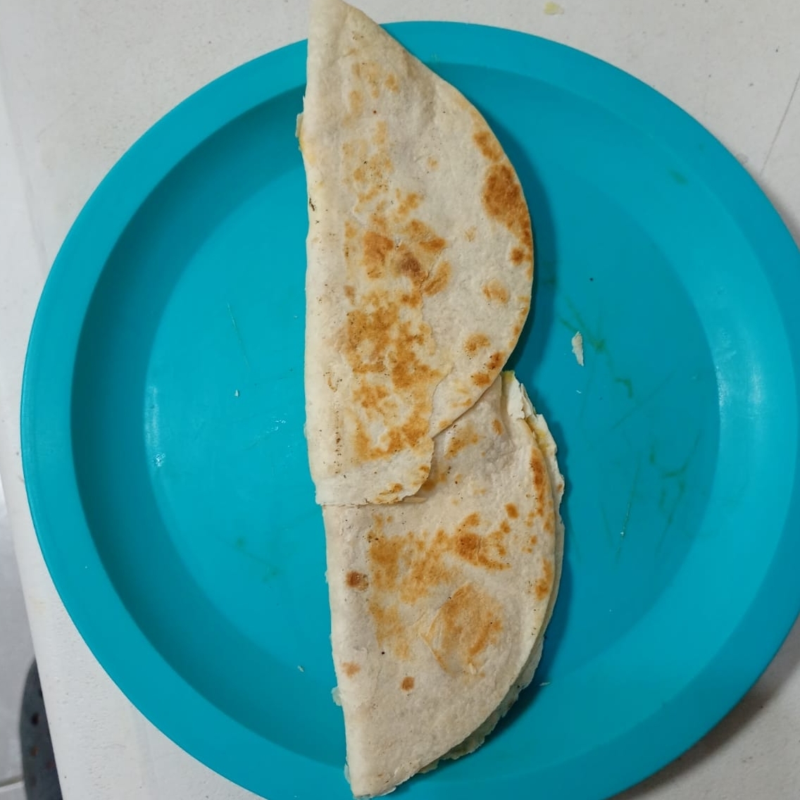Quesadilla de asada de puerco con queso