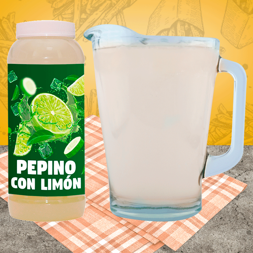 Agua de Pepino con Limón 1 L