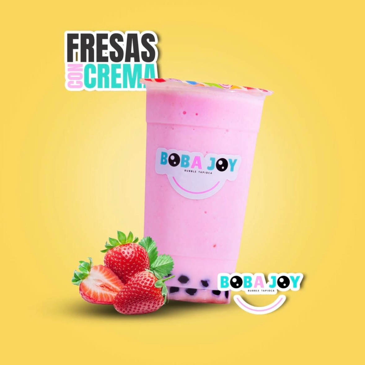 Frappé Fresas con Crema