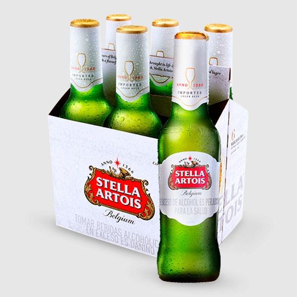 Stella artois botella Sixpack 330 ml