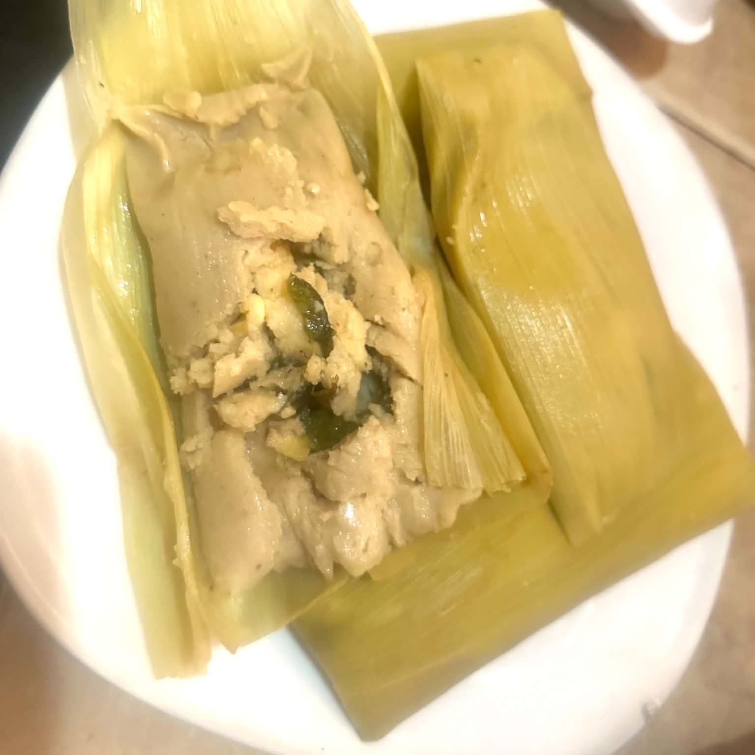 Tamales de Rajas con Queso