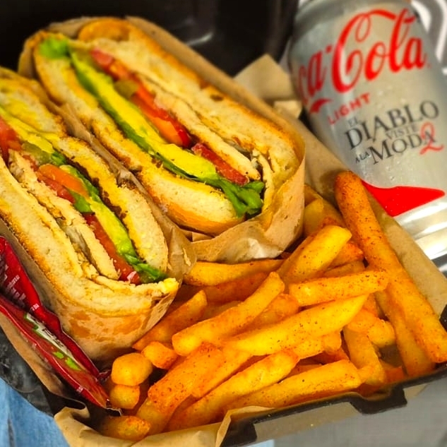 Torta, Papas y Bebida