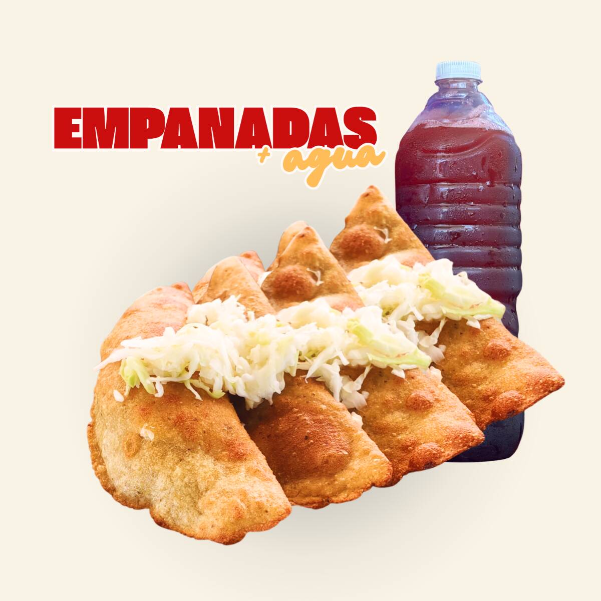 COMBO 4 EMPANADAS Y UN AGUA