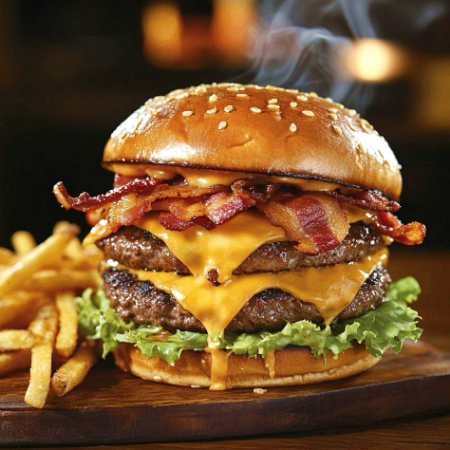 Hamburguesa Supreme Arrachera