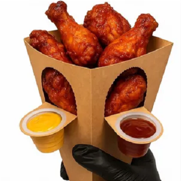 Cono de Alitas Bbq 10PZ