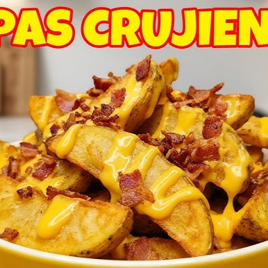 Papas Gajo Cheddar C/Tocino 250 Gr